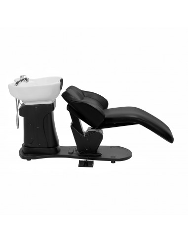 Gabbiano electric hairdressing wash unit TRYCHO black