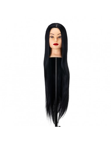 Gabbiano WZ2 hairdressing training head, synthetic hair, color 1, length 24"
