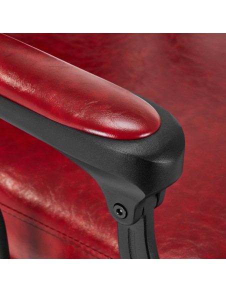 Barber chair President Red