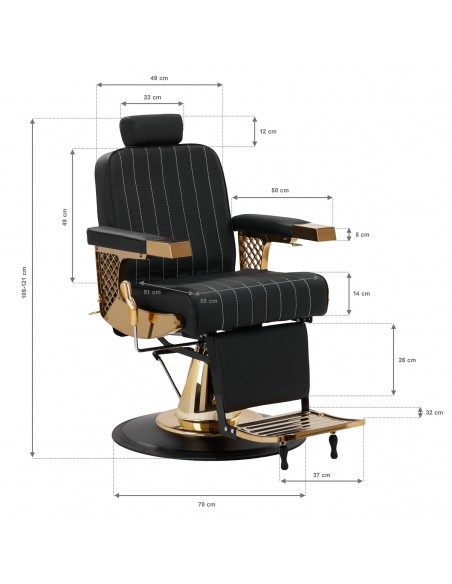 Barber chair Marcus Gold 