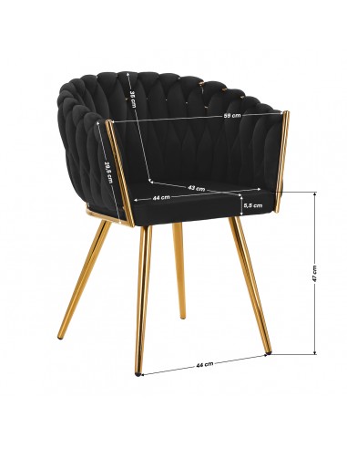 4Rico chair QS-GW06G black