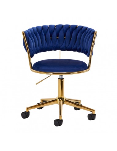 4Rico swivel chair QS-GW01G navy blue