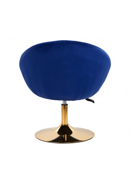 4Rico swivel chair QS-BL12G navy blue