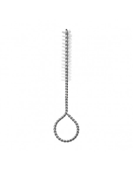 Brush for cleaning nail drill head jaws