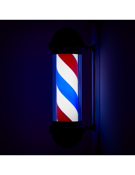 Illuminated plafond barber shop BB-02 black, large