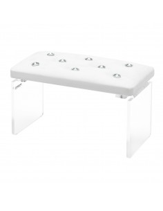 Momo Diamond manicure support stand Velour Ecru