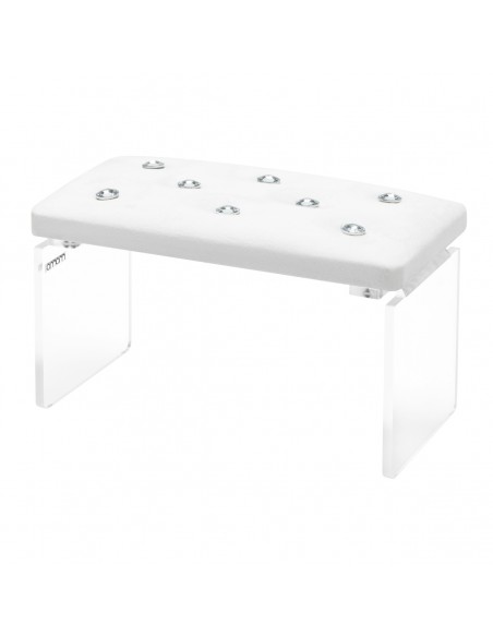 Momo Diamond manicure support stand Velour Ecru