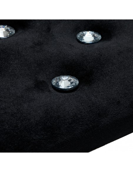 Momo Diamond manicure support stand Velour Black