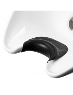 Silicone cover with suction cup for hairdressing wash units