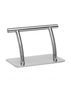 Hairdressing footstool L005S silver