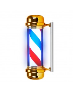 Illuminated plafond barber shop BB-02 gold large