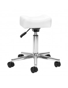Bell Sillon mobile pedicure footstool white