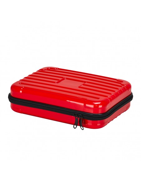 Barber hairdressing case red