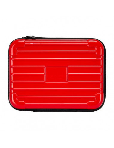 Barber hairdressing case red