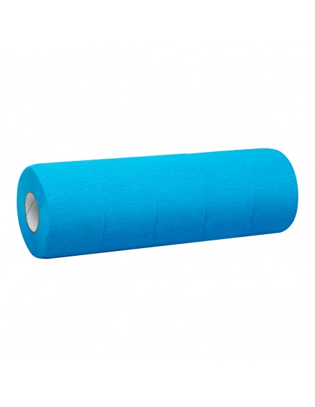 Hairdressing paper collar 5 pcs. blue