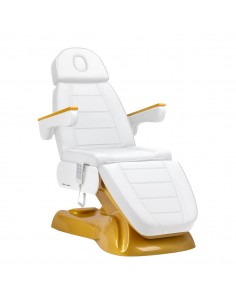 SILLON Lux 273b electric cosmetic chair 3 motors gold white