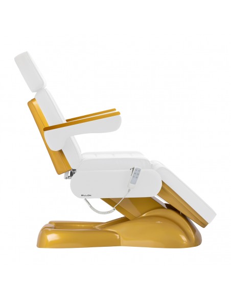 SILLON Lux 273b electric cosmetic chair 3 motors gold white