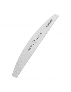 Ocho Nails half-moon slim file 100/180 10 pcs.