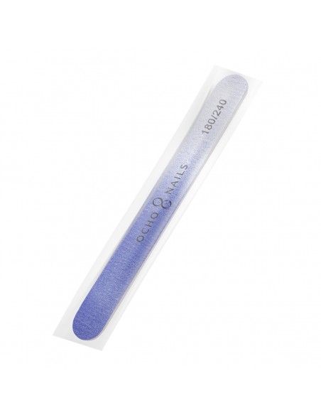 Ocho Nails straight file 180/240 1 pcs safe pack colour
