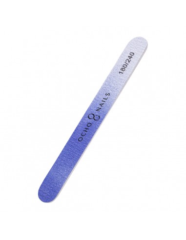 Ocho Nails straight file 180/240 10 pcs colour