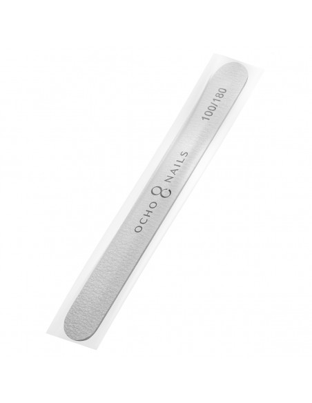 Ocho Nails straight file slim 100/180 1 pc. safe pack