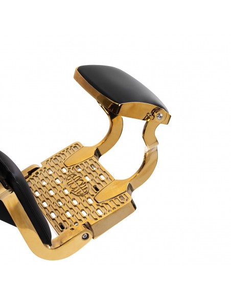 Barber chair Gabbiano Leonardo Gold Black