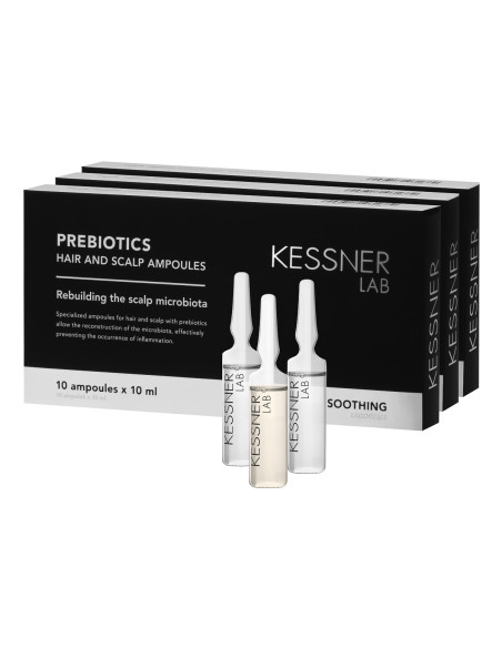 Set of Kessner Lab ampoules: Probiotic, Moisturizes, Caffeine