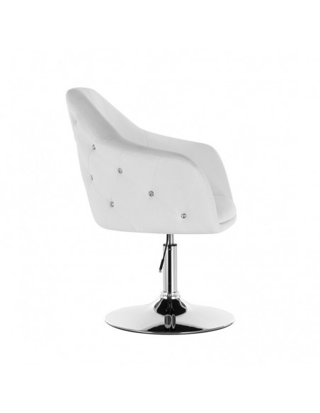 Exclusive chair for beauty salon. Exclusive chair for hairdresser and nail salon. Chair White  BFHC547