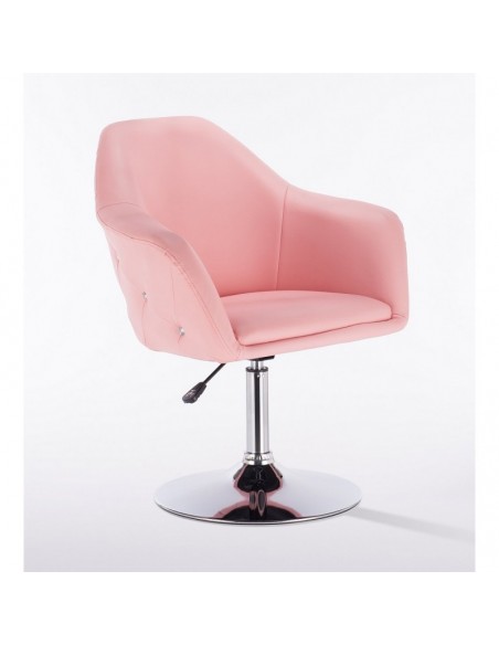 Exclusive pink chair for beauty salon. Exclusive pink chair for hairdresser and nail salon. Chair Pink  BFHC547