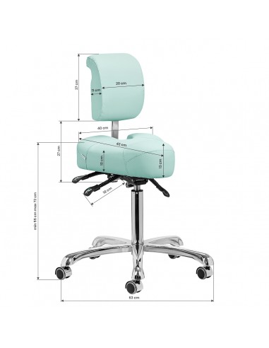 Podiatry stool 1005 Giovanni medical green