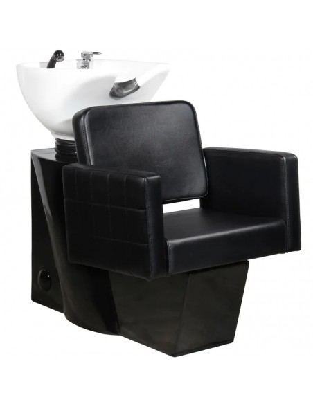 Gabbiano black Ankara hairdressing wash unit
