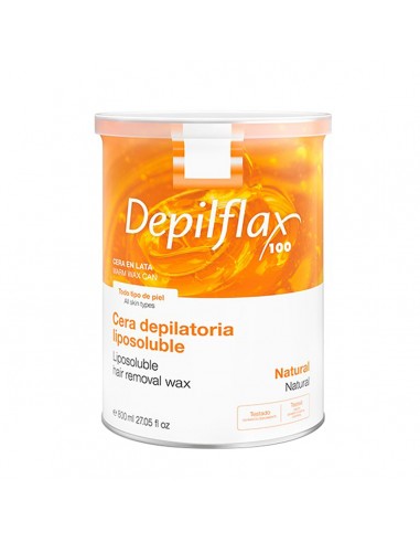 Depilflax 100 depilatory wax can natural 800 ml