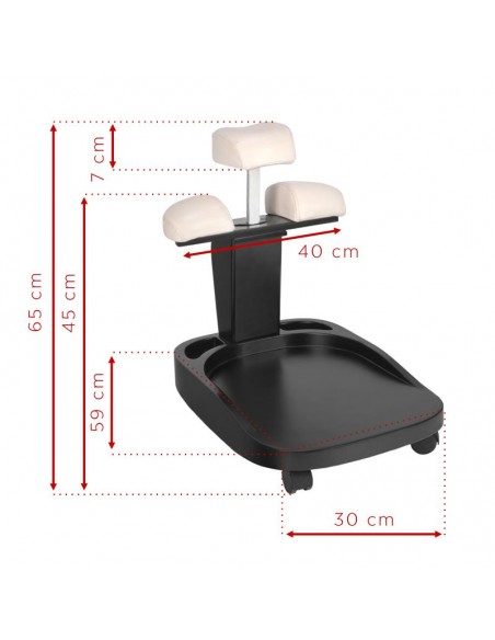 Azzurro paddling pool with massager and stroller