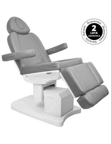 Electric cosmetic chair azzurro 708a 4 strong. Gray