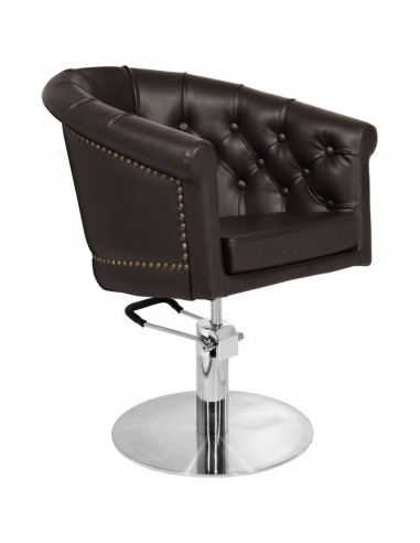 Gabbiano london brown hairdressing chair