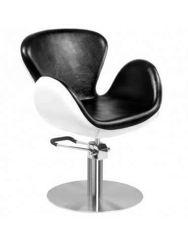 Gabbiano black and white barber chair amsterdam