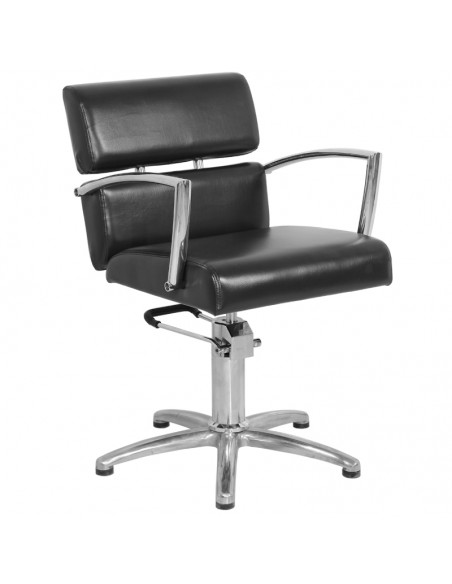 Gabbiano black hairdressing chair in Brussels