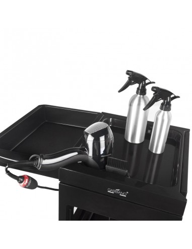 Gabbiano hairdressing trolley 048A black