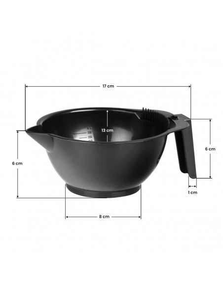 A-013 paint mixing bowl black