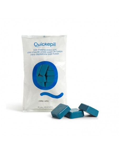 Quickepil hard wax stripless depilatory 1 kg blue