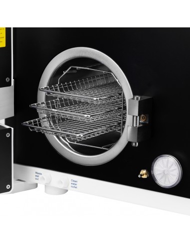 Lafomed autoclave premium line lfss08aa lcd with 8l class b medical printer