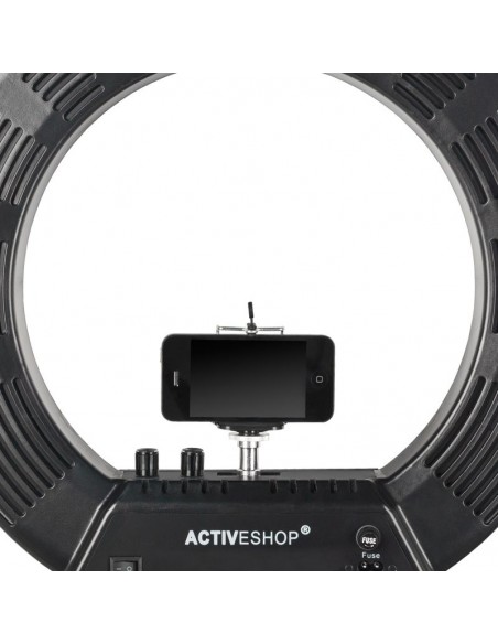 Ring light 18 "48w led black + tripod