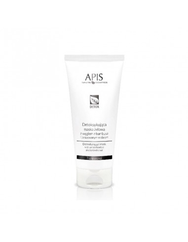 Apis detoxifying gel mask with bamboo charcoal and ionized silver 200ml