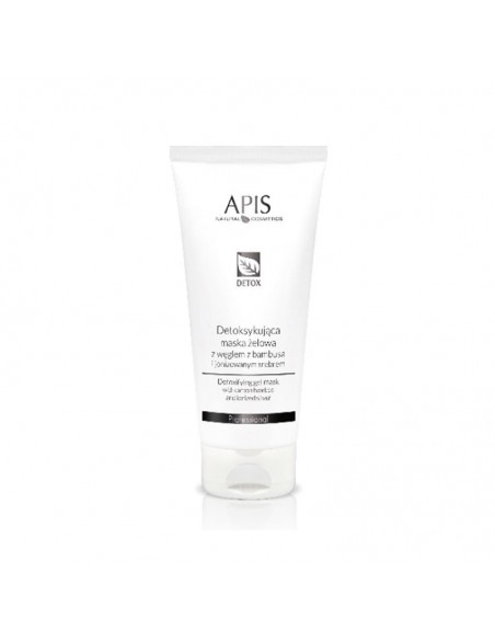 Apis detoxifying gel mask with bamboo charcoal and ionized silver 200ml