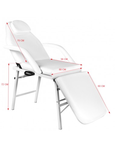 Folding cosmetic chair A270 white
