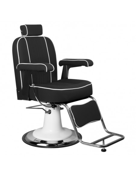 Gabbiano amadeo black barber chair