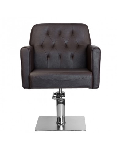 Gabbiano hamburg brown hairdressing chair