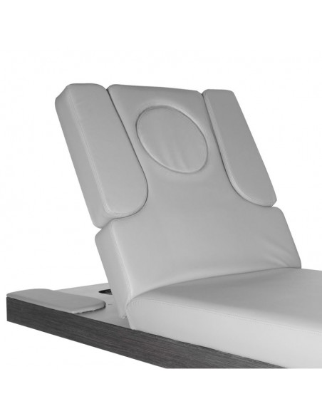 Spa cosmetic bed azzurro wood 815b heated light gray