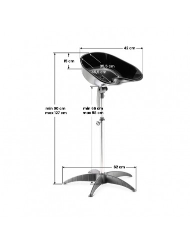 Gabbiano portable hairdresser wash unit ft35