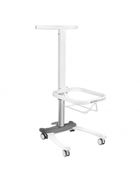 Comfort pedicure tray on wheels with lift function